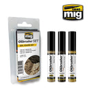AMMO by Mig 7511 Oilbrusher Soil Colors Set
