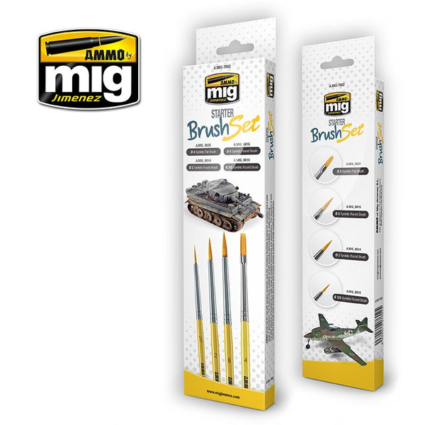 AMMO by Mig 7602 Starter Brush Set