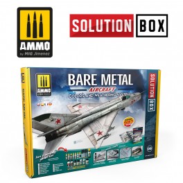 AMMO by Mig 7721 How to Paint Bare Metal Aircraft Solution Box