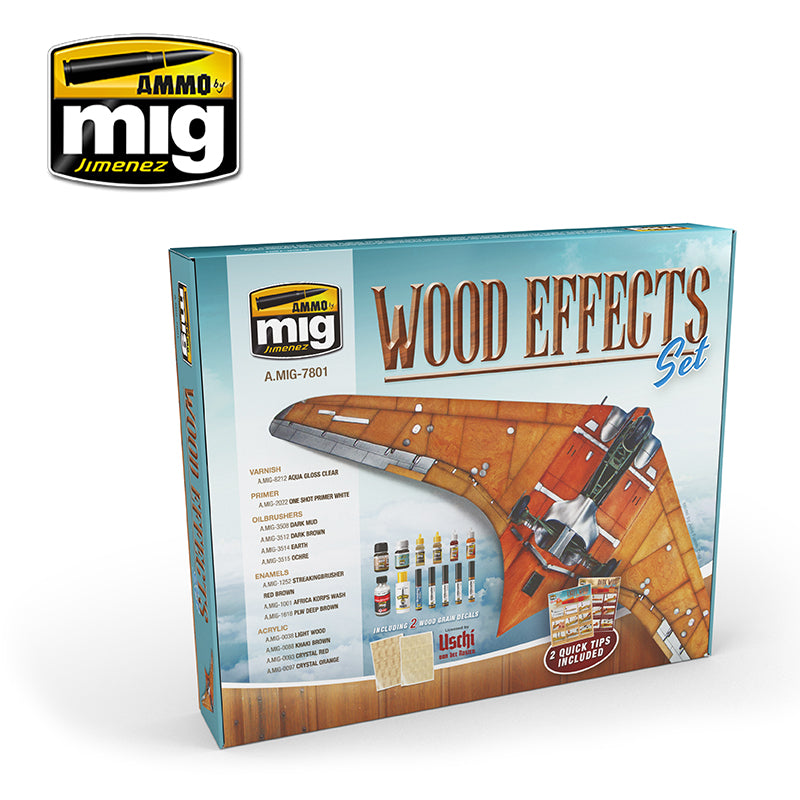 AMMO by Mig 7801 Wood Effects Set