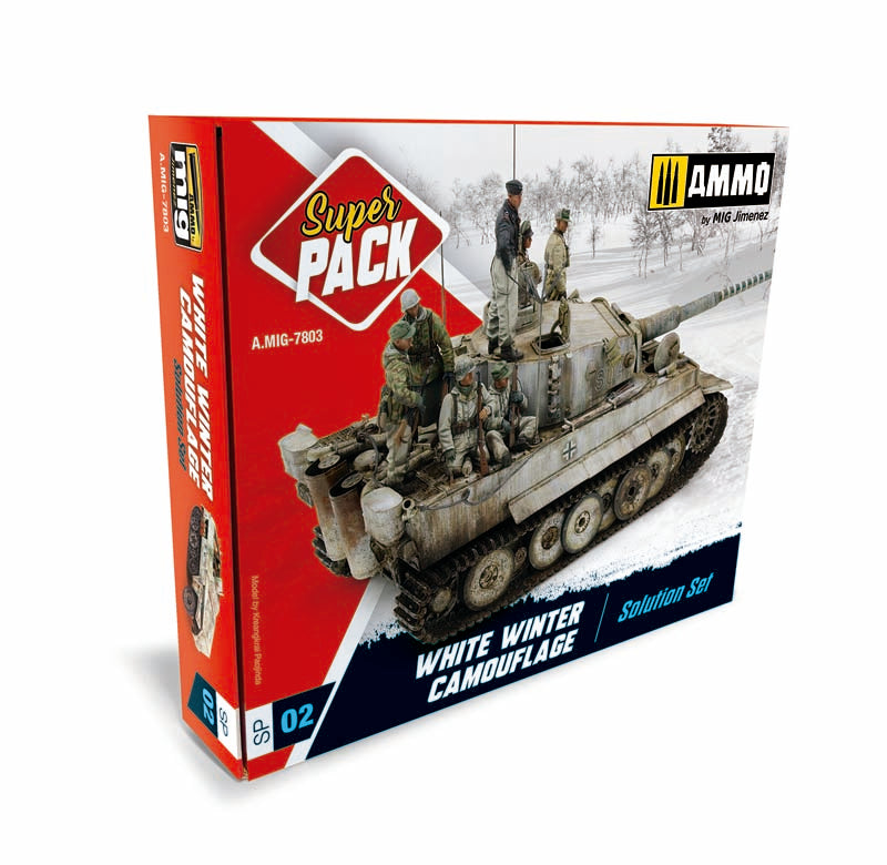 AMMO by Mig 7803 White Winter Camouflage Weathering Super Pack