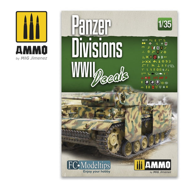 AMMO by Mig 8061 1/35 Panzer Division WWII Decals