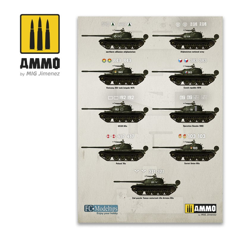 AMMO by Mig 8062 1/72 T-54B Decals