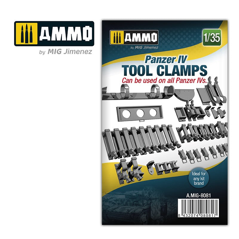 AMMO by Mig 8081 1/35 Panzer IV Tool Clamps
