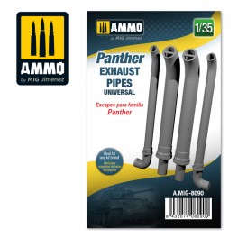 AMMO by Mig 1/35 8090 Panther Exhaust Pipes Universal