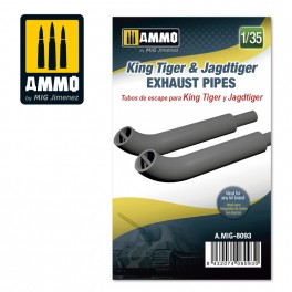 AMMO by Mig 8093 1/35 King Tiger & Jadtiger Exhaust Pipes