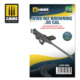AMMO by Mig 8098 1/35 WWII M2 Browning. 50 Cal