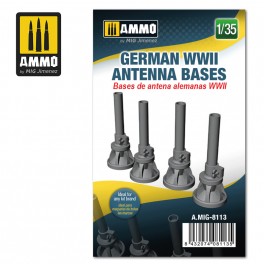 AMMO by Mig 8113 1/35 German WWII Antenna Bases
