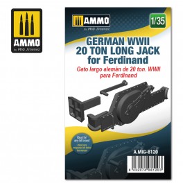 AMMO by Mig 8120 1/35 German WWII 20Ton Long Jack for Ferdinand