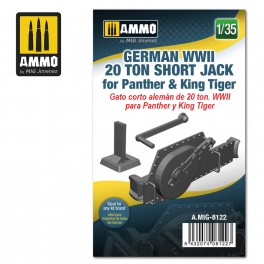 AMMO by Mig 8122 1/35 German WWII 20 Ton Short Jack for Panther & KT