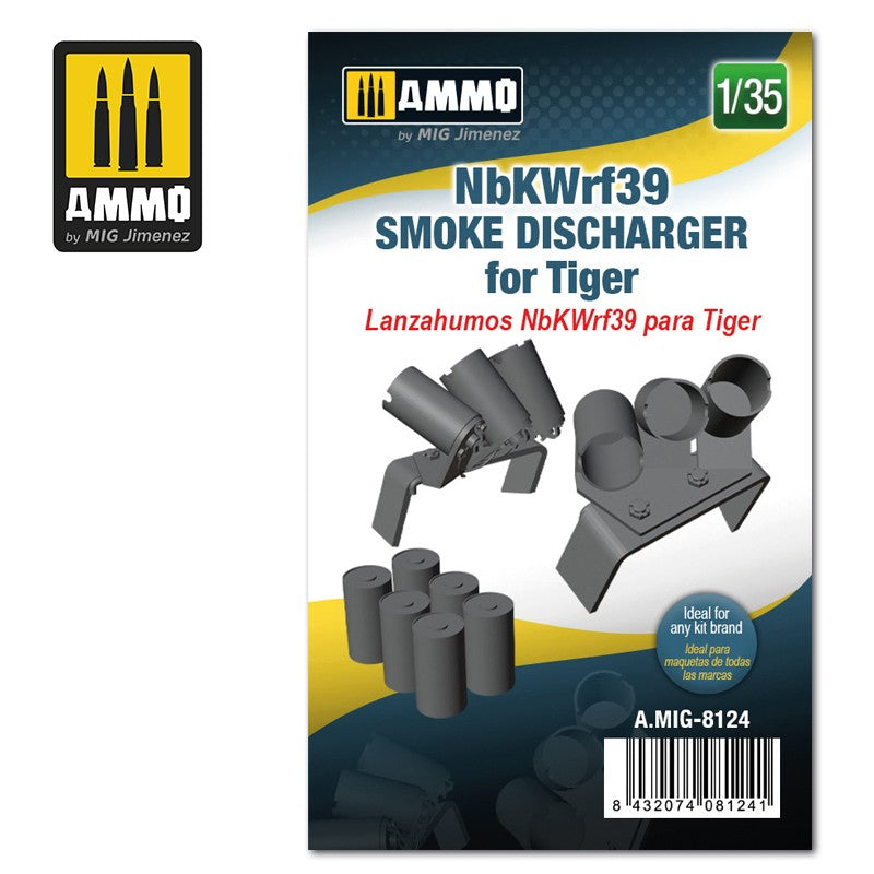 AMMO by Mig 8124 1/35 NbKWrf39 Smoke Discharger for Tiger