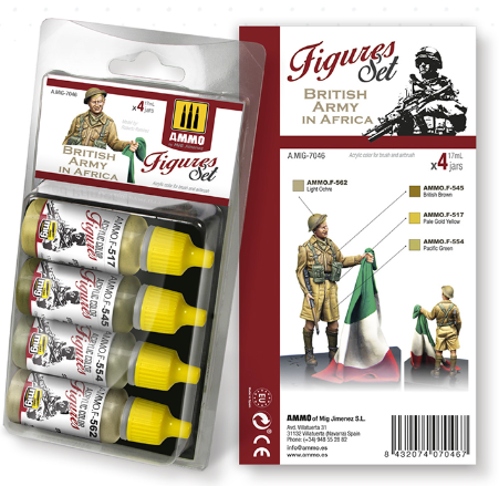 AMMO by Mig 7046 British Army in Africa Figures Set