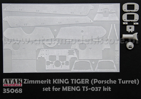 ATAK 35068 1/35 Zimmerit Tiger II Königstiger Porsche Meng TS037