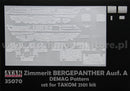 ATAK 35070 1/35 Zimmerit for Takom Bergepanther Ausf. A 1/35