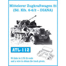 Friulmodel ATL-112 Mtl.Zgkrw.5t - Sd.Kfz.6 - 6/2 - "Diana" tracks