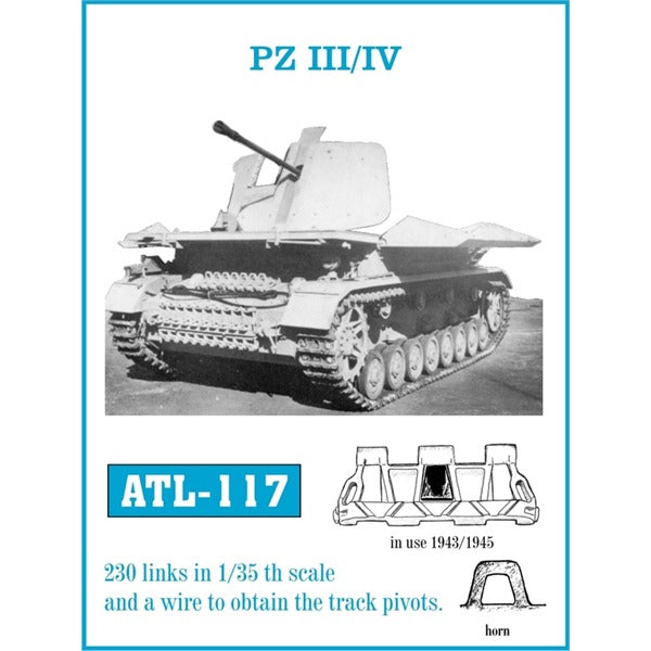 Friulmodel ATL-117 Panzer III/IV tracks in use 1943-45