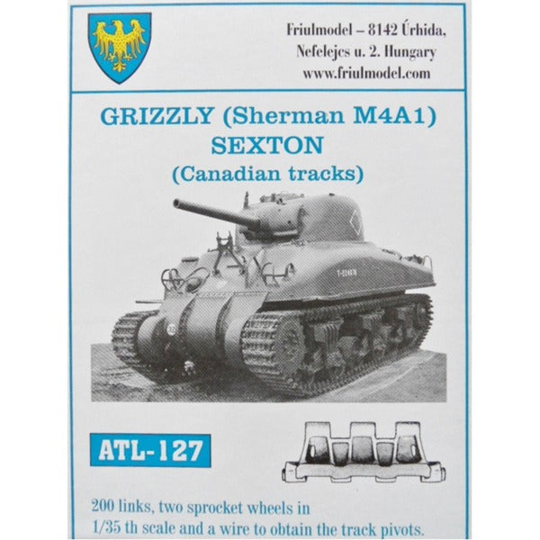 Friulmodel ATL-127 1/35 Grizzly (Sherman M4A1) Sexton (Canadian Tracks)