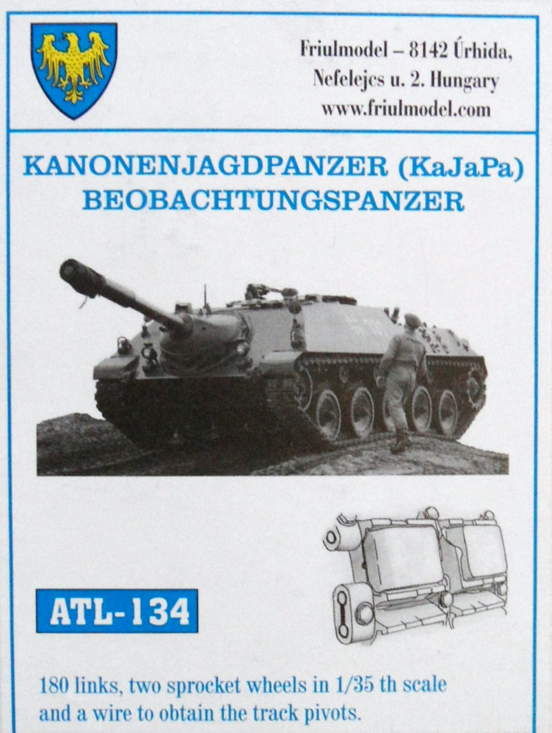 Friulmodel ATL-134 Kanonenjagdpanzer, Jaguar 1 & 2 tracks