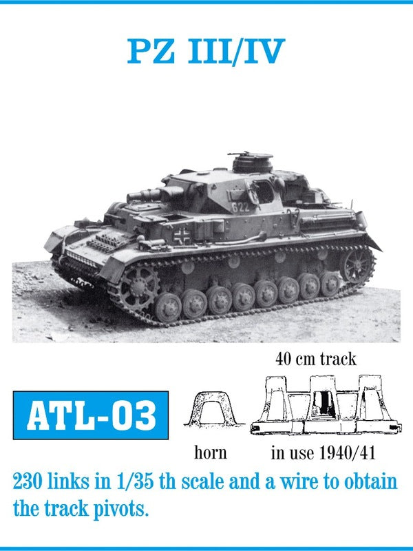 Friulmodel ATL-03 1/35 Panzer III/IV in use 1940-41