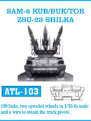 Friulmodel ATL-103 SAM-6 KUB/BUK/TOR/ZSU 23 Shilka tracks