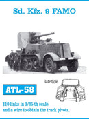 Friulmodel ATL-058 1/35 Friulmodel Sd.Kfz.9 FAMO late tracks
