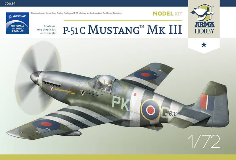 ARMA Hobby 70039 1/72 P-51C Mustang MK III