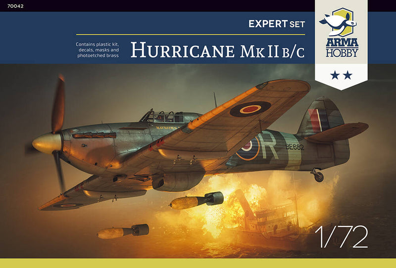 ARMA 70042 1/72 Hurricane Mk II b/c - Expert Set