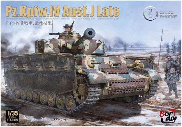 Border Model BT008 1/35 Panzer IV J Last Workable Tracks