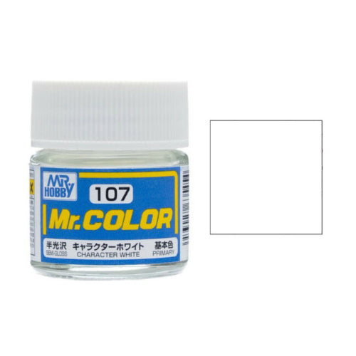 Mr. Hobby Mr. Color 107 - Character White (Semi-Gloss) - 10ml