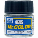 Mr. Hobby Mr. Color 137 - Tire Black (Gloss/Primary) - 10ml