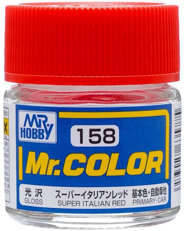 Mr. Hobby Mr. Color 158 - Super Italian Red (Gloss/Primary Car) - 10ml