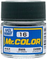Mr. Hobby Mr. Color 16 - IJA Green (Semi-Gloss Aircraft) - 10ml