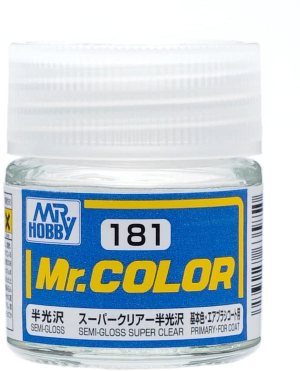 Mr. Hobby Mr. Color 181 - Super Clear (Semi-Gloss/Primary) - 10ml