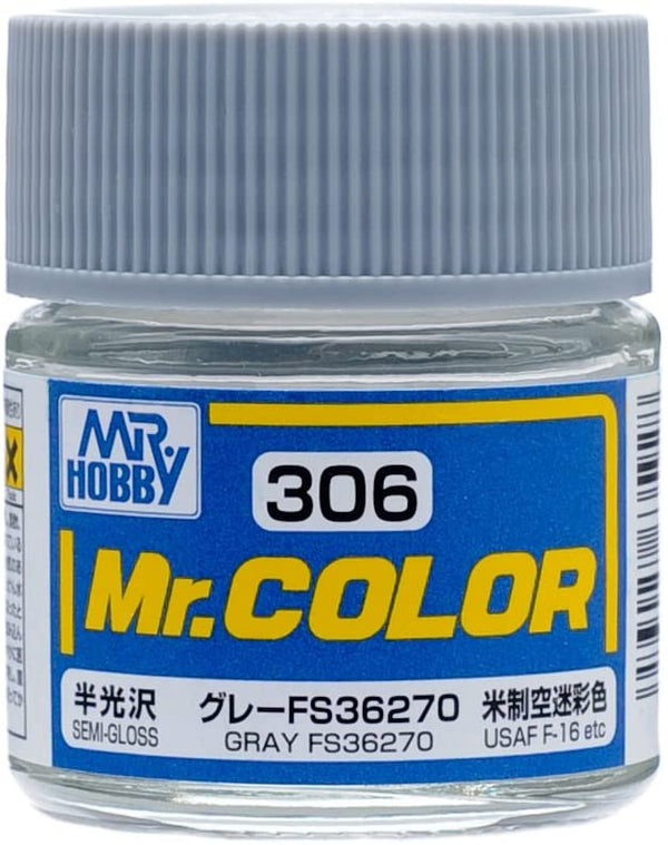 Mr. Hobby Mr. Color 306 - Gray FS36270 (Semi-Gloss) - 10ml