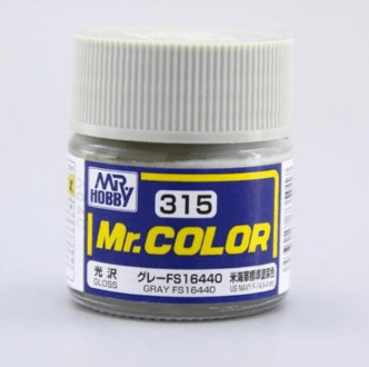 Mr. Hobby Mr. Color 315 - Gray FS16440 (Semi-Gloss/Aircraft) - 10ml