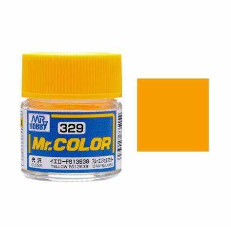 Mr. Hobby Mr. Color 329 - Yellow FS13538 (Gloss/Aircraft) - 10ml