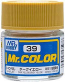 Mr. Hobby Mr. Color 39 - Flat Dark Yellow (Sandy Yellow) - 10ml