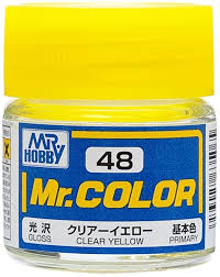 Mr. Hobby Mr. Color 48 - Clear Yellow (Gloss Primary) - 10ml