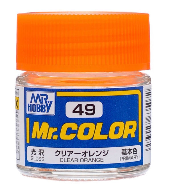 Mr. Hobby Mr. Color 49 - Clear Orange (Gloss/Primary) - 10ml