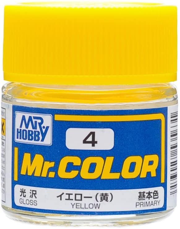 Mr. Hobby Mr. Color 4 - Yellow (Gloss/Primary) - 10ml