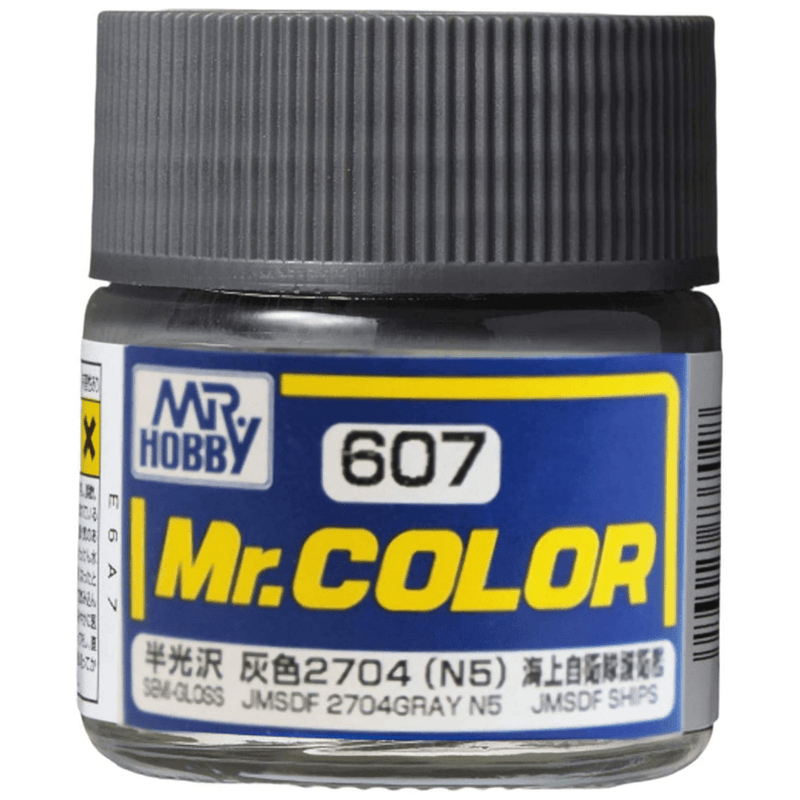 Mr. Hobby Mr. Color 607 - Jmsdf 2704 Gray N5 (Japan Maritime Self-Defense Force Ships) - 10ml