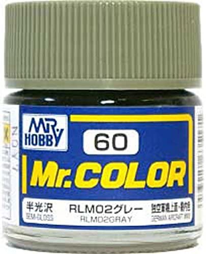 Mr. Hobby Mr. Color 60 - RLM02 Gray  (Semi-Gloss/Aircraft) - 10ml