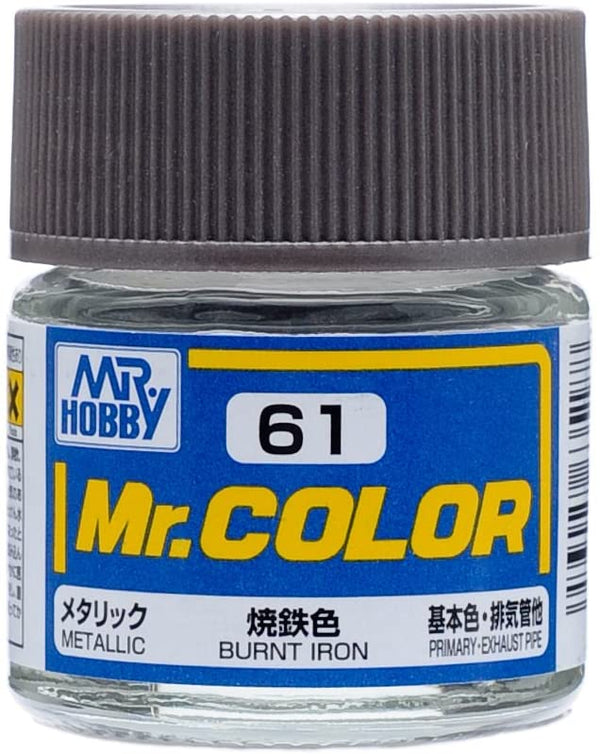 Mr. Hobby Mr. Color 61 - Burnt Iron (Metallic/Primary Car) - 10ml