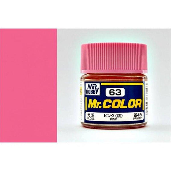 Mr. Hobby Mr. Color 63- Pink (Gloss/Primary)- 10ml