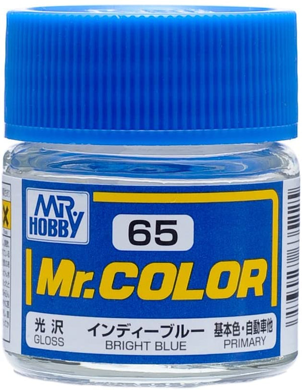 Mr. Hobby Mr. Color 65 - Bright Blue (Gloss/Primary Car) - 10ml