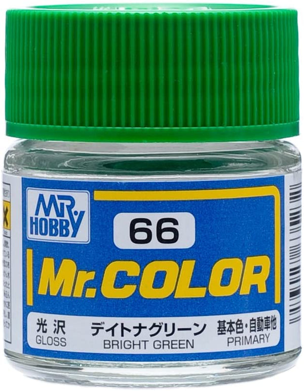 Mr. Hobby Mr. Color 66 - Bright Green (Gloss/Primary Car) - 10ml