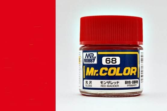 Mr. Hobby Mr. Color 68 - Red Madder (Gloss/Primary Car) - 10ml