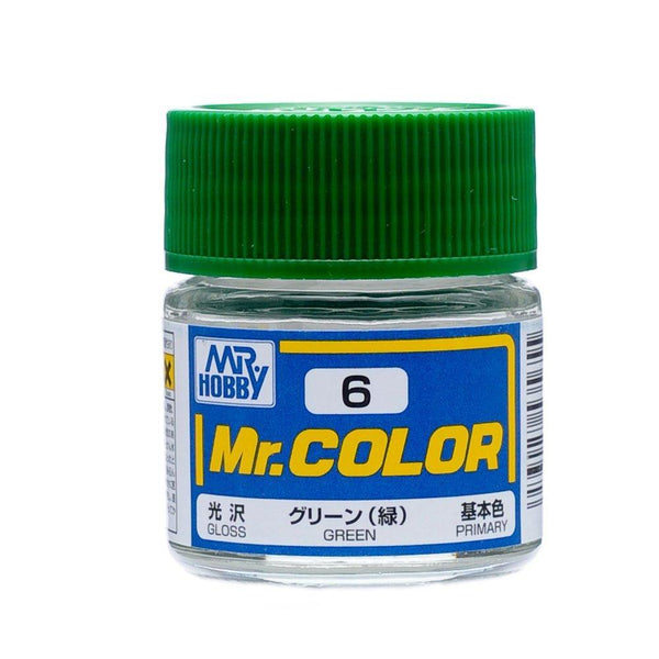 Mr. Hobby Mr. Color 6 - Green (Gloss/Primary) - 10ml