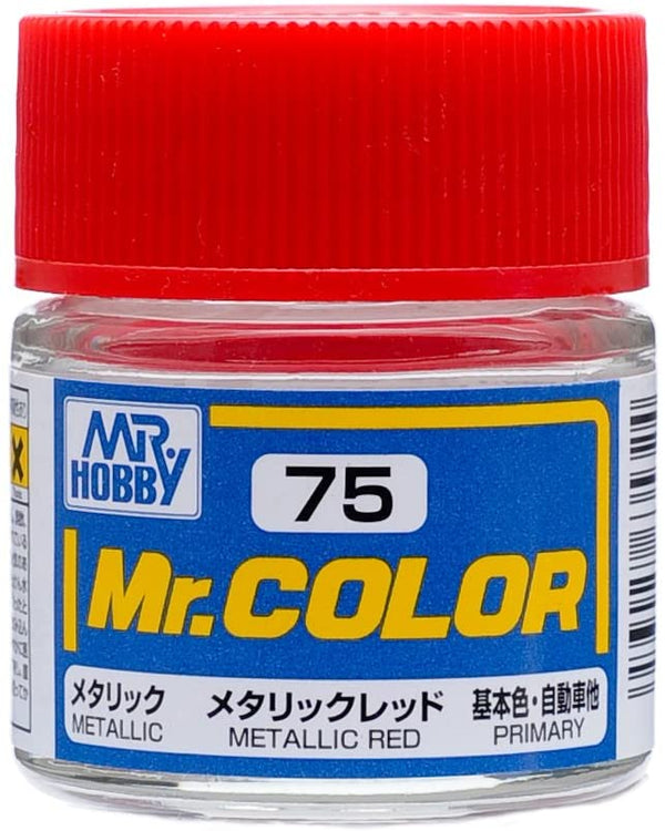 Mr. Hobby Mr. Color 75 - Metallic Red (Metallic/Primary Car) - 10ml