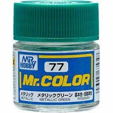 Mr. Hobby Mr. Color 77 - Metallic Green (Metallic/Primary Car) - 10ml